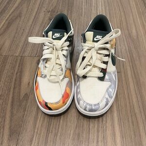 Youth Nike Dunk Low SE PS ‘Sail Multi-Camo’